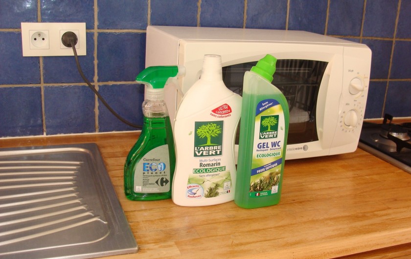 Location de vacances - Villa à Châtelaillon-Plage - produits d'entretien éco-responsable
