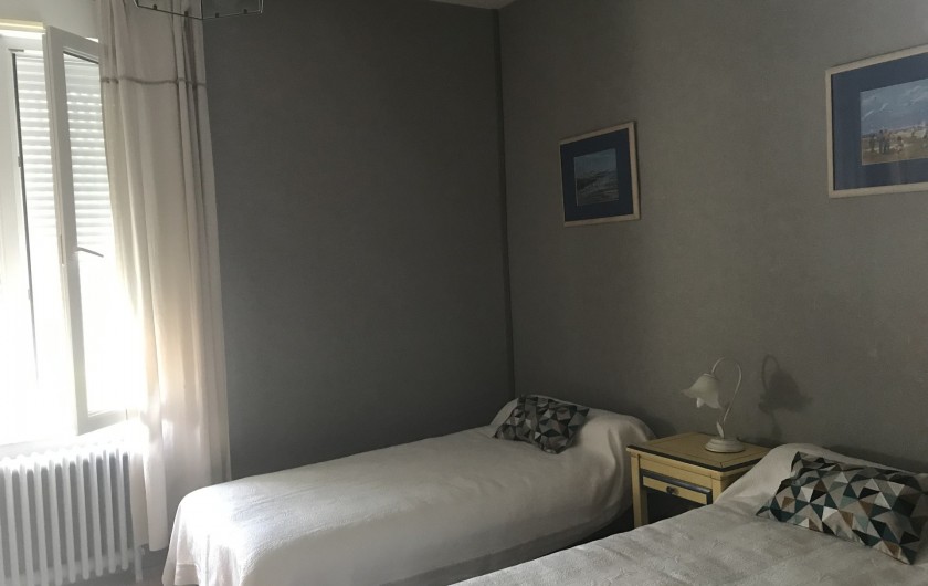 Location de vacances - Villa à Châtelaillon-Plage - 3em chambre identique à la seconde (2lits de 90cm ou assemblables en 1 de 1,8m)