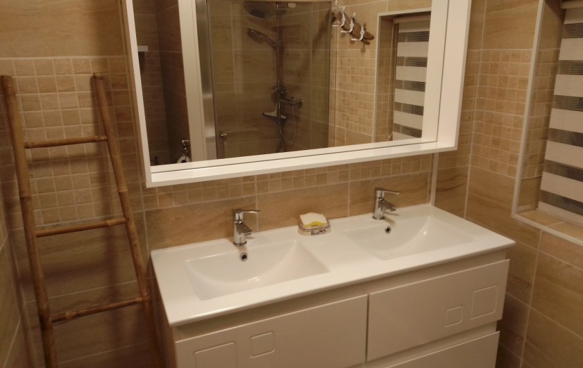 Location de vacances - Gîte à Chaillevette - la salle de bain ( les vasque)