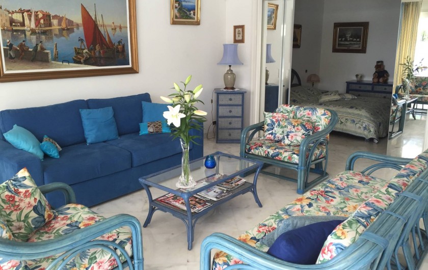 Location de vacances - Appartement à Cannes - Salon