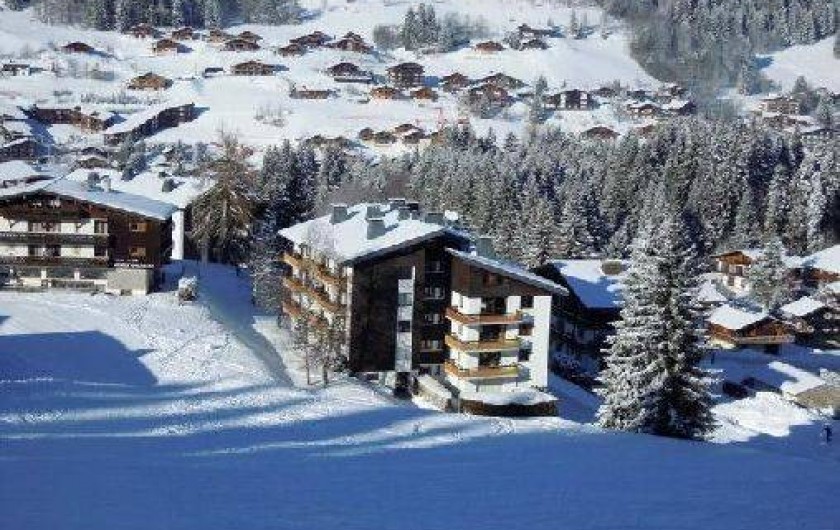 Location de vacances - Appartement à Les Gets - Résidence les drakkars en rez de jardin