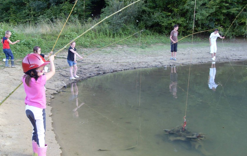 Location de vacances - Gîte à Brugnac - pèche aux écrevisses à 5mn à pied