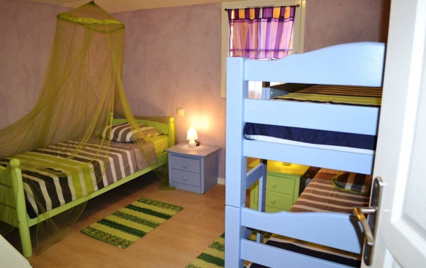 Location de vacances - Gîte à Brugnac - Chambre triple Appollo