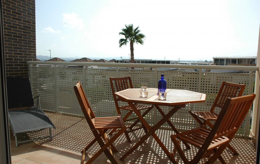 Location de vacances - Appartement à San Fulgencio - Terrasse salon