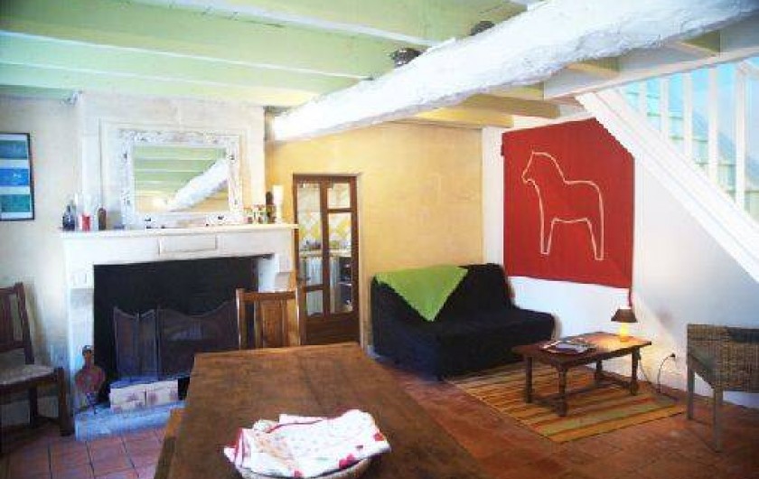 Location de vacances - Gîte à Guitres - Pièce a vivre
Gite Gabarre