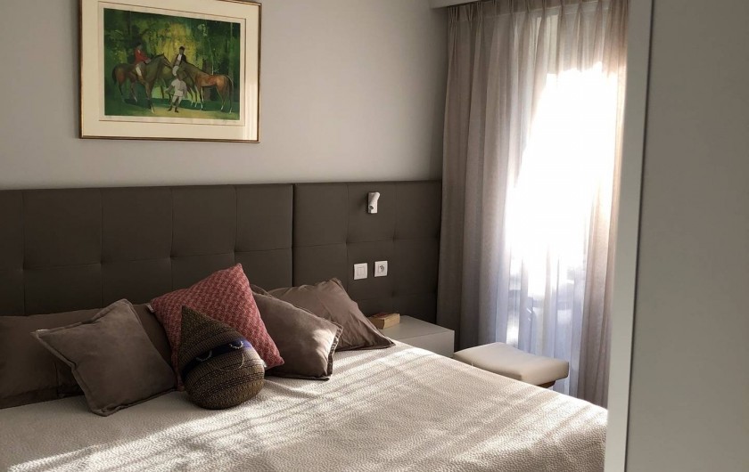 Location de vacances - Appartement à Menton - Chambre principale