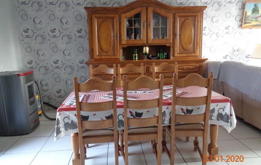 Location de vacances - Gîte à Houthem - salle à manger 6 personnes