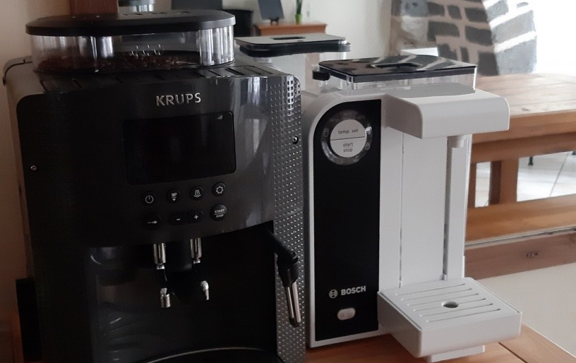 machine à café et à eau chaude