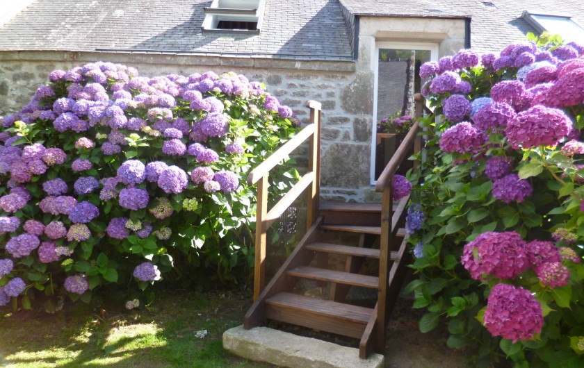 Location de vacances - Gîte à Bieuzy - accès au jardin