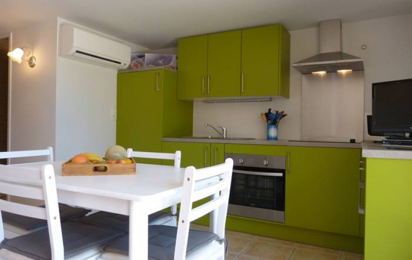 Location de vacances - Gîte à Cairanne - Gîte Le Figuier, salle à manger