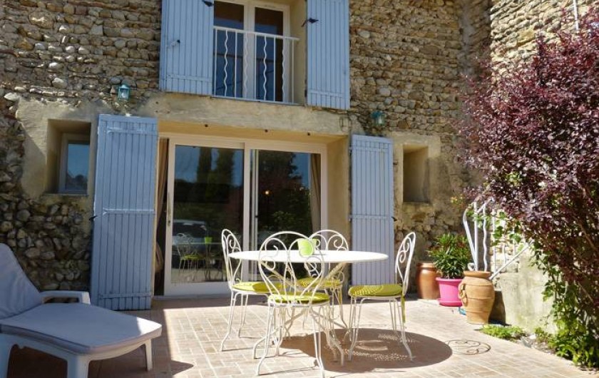 Location de vacances - Gîte à Cairanne - Gîte Le Figuier, terrasse