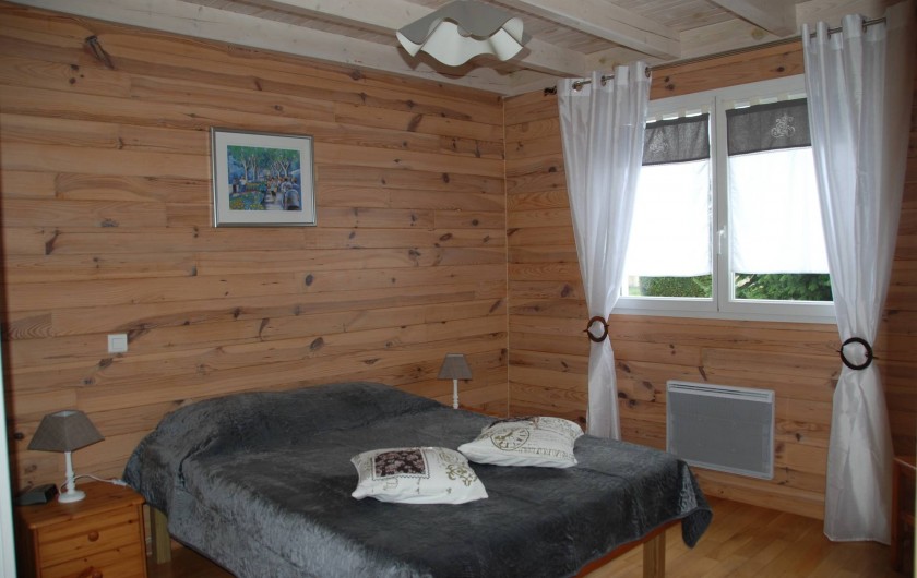 Location de vacances - Chalet à Saint-Léonard - Chambre parentale