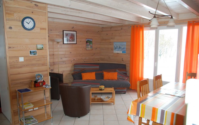 Location de vacances - Chalet à Saint-Léonard - Coin salon