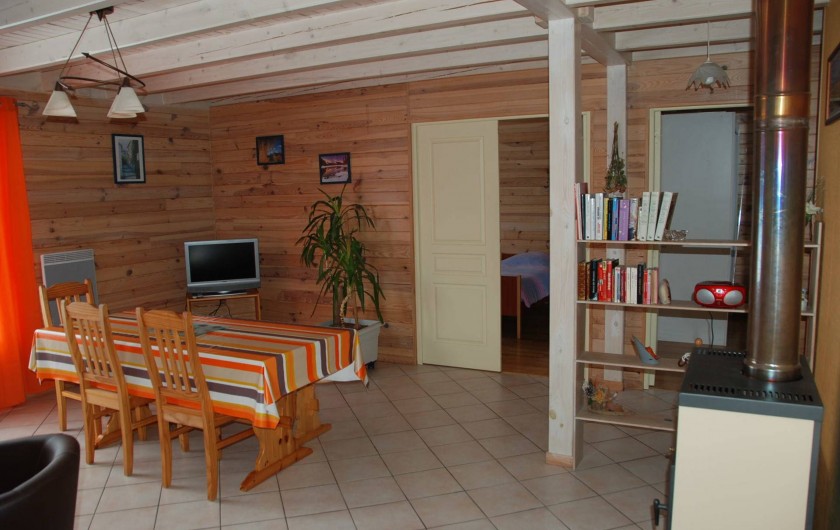 Location de vacances - Chalet à Saint-Léonard - Coin repas