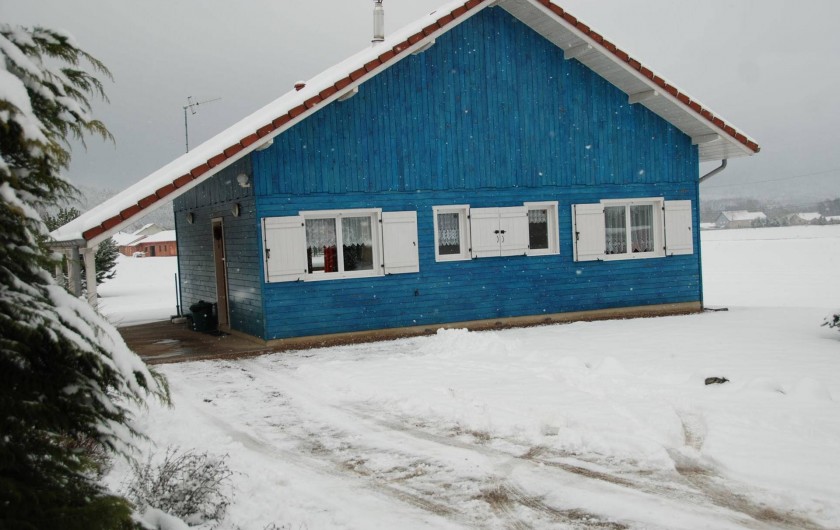 Location de vacances - Chalet à Saint-Léonard - Façade Est, côté rue