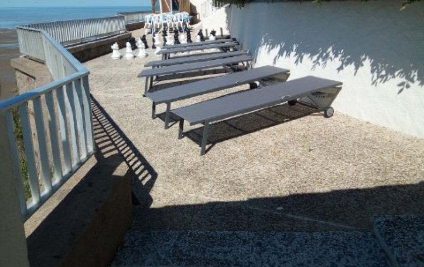 Location de vacances - Appartement à La Bernerie-en-Retz - Terrasse  face mer