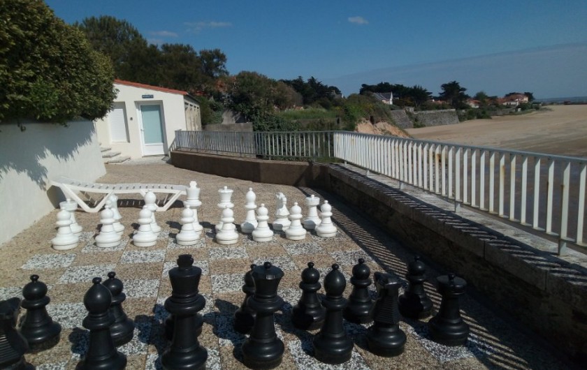 Location de vacances - Appartement à La Bernerie-en-Retz - Terrasse face mer