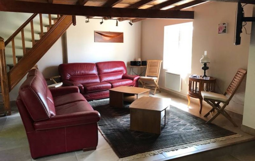 Location de vacances - Gîte à Saint-Quentin-en-Tourmont - Salon