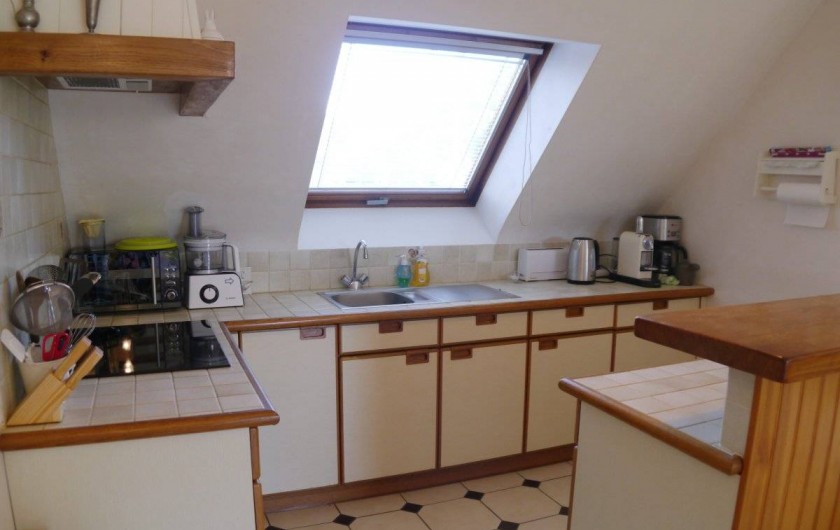 Location de vacances - Maison - Villa à Fouesnant - Cuisine équipée ouverte