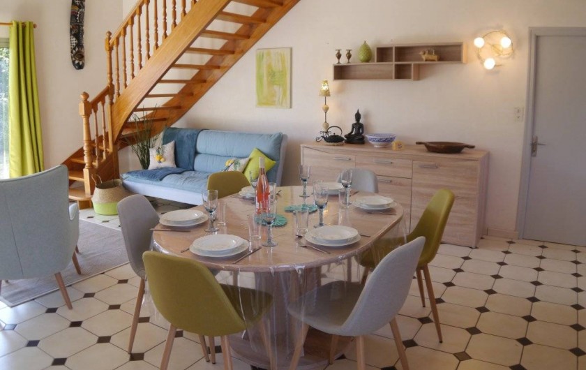 Location de vacances - Maison - Villa à Fouesnant - Espace salle à manger