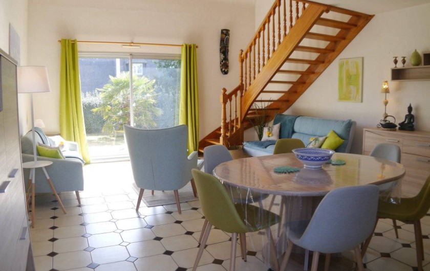 Location de vacances - Maison - Villa à Fouesnant - Espace de vie lumineux et chaleureux
