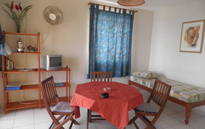 Location de vacances - Appartement à Les Anses-d'Arlet - Séjour (1 couchage)