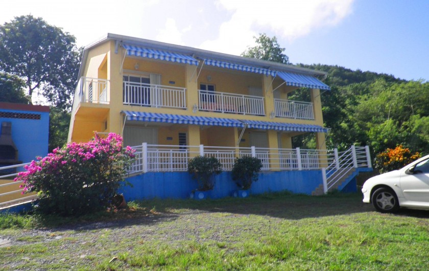 Location de vacances - Appartement à Les Anses-d'Arlet - Batterie 2, Rez de chausée 2 appartements F2 , un bel appartement F4