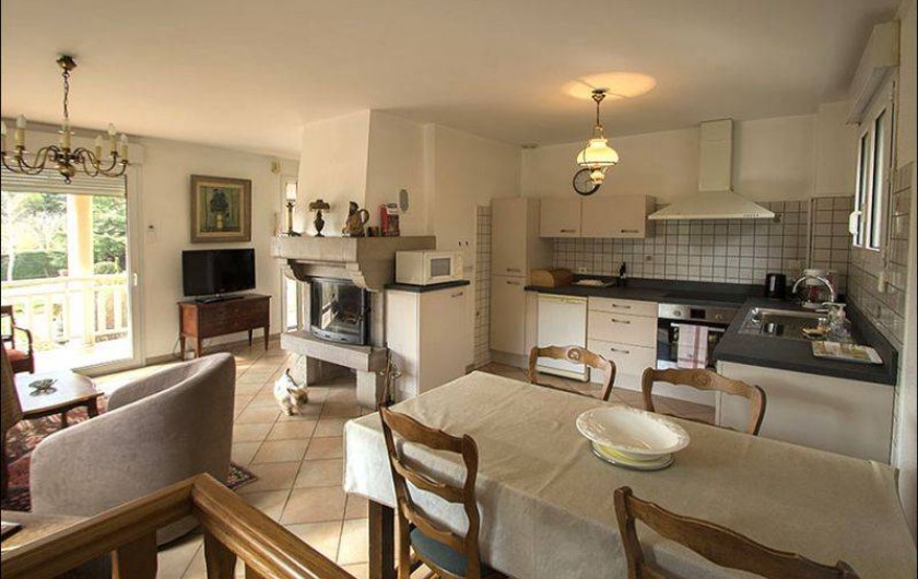 Location de vacances - Gîte à Millau - Coin cuisine - grande salle à manger