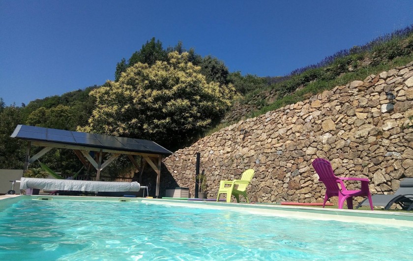 Location de vacances - Gîte à Chirols - la piscine