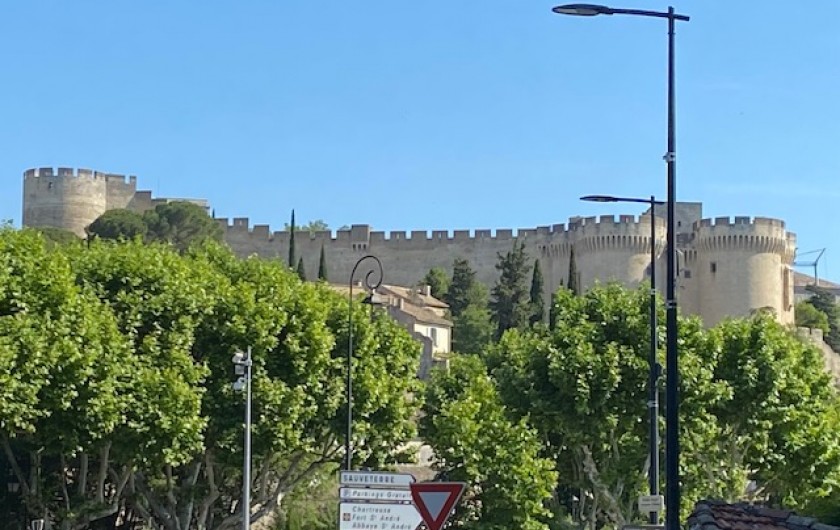 Location de vacances - Appartement à Villeneuve-lès-Avignon - Fort Saint André tout proche d'Avignon mais à l'abri du tumulte