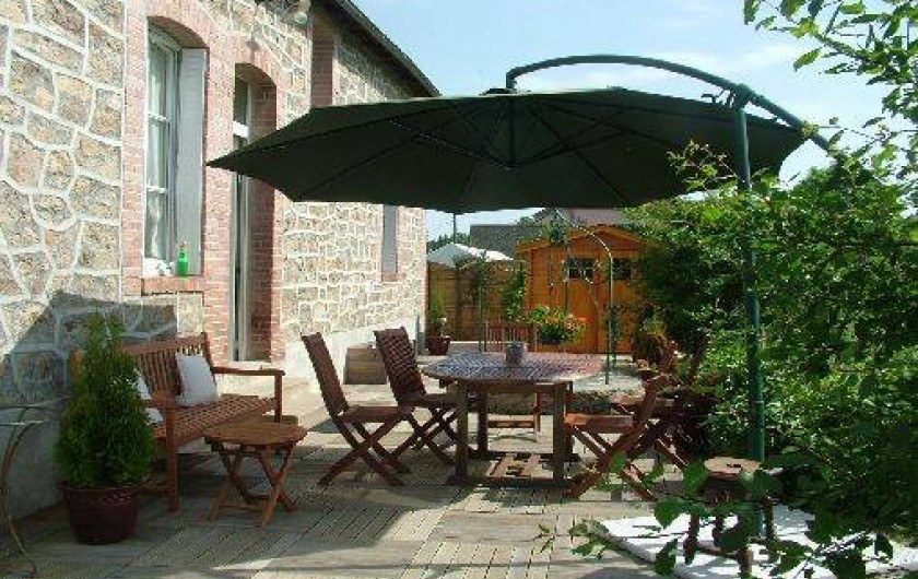 Location de vacances - Villa à Saint-Sulpice-les-Champs - TERRASSE