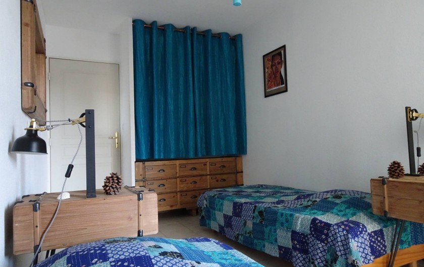 Location de vacances - Appartement à Aigues-Mortes - Chambre bleue