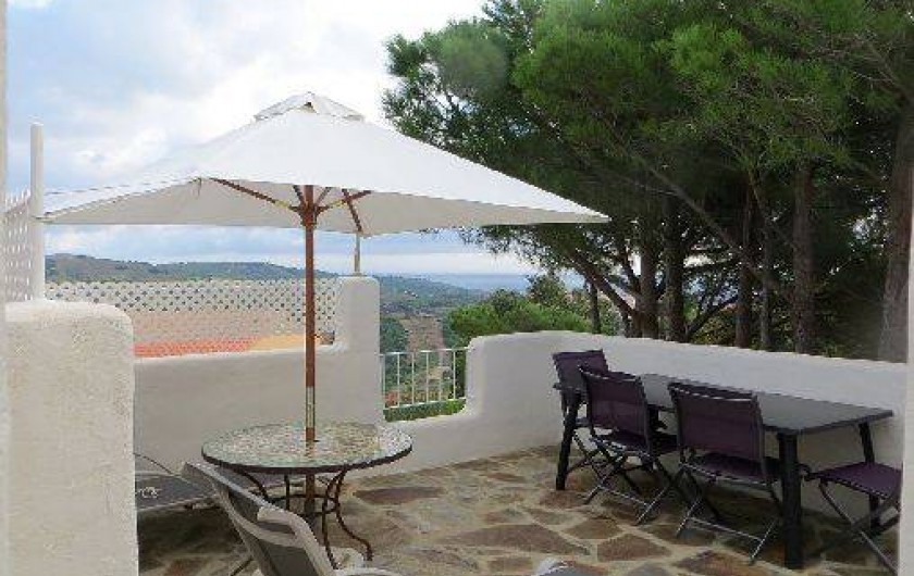 Location de vacances - Appartement à Banyuls-sur-Mer - deuxième terrasse 