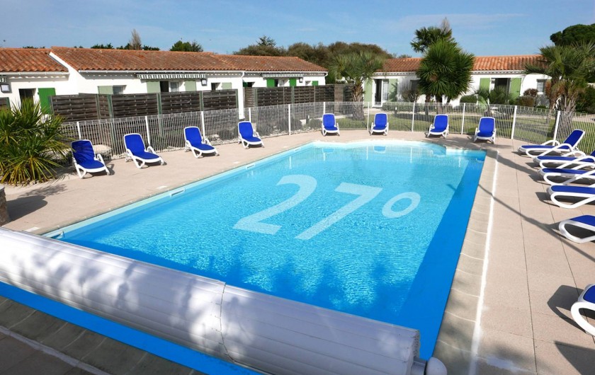 Location de vacances - Maison - Villa à Sainte-Marie-de-Ré - Piscine chauffée à 27 degrés dès le début d'avril