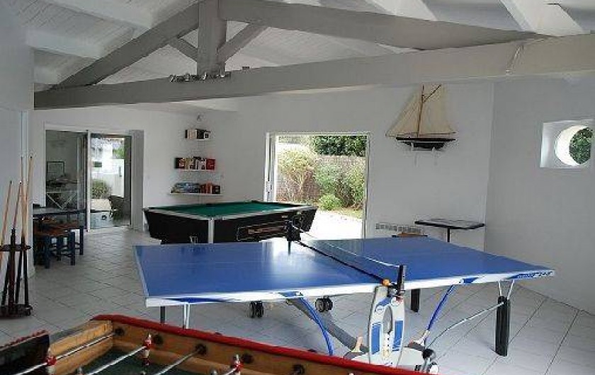 Location de vacances - Maison - Villa à Sainte-Marie-de-Ré - Salle de jeux pour le bonheur des enfants et des parents