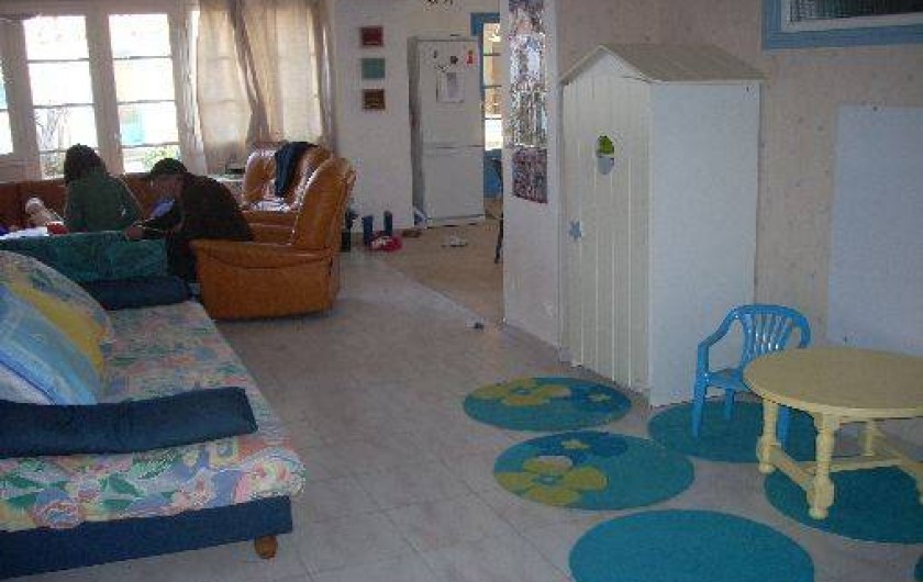 Location de vacances - Maison - Villa à Dolus-d'Oléron - salle de jeux et salon communiquants