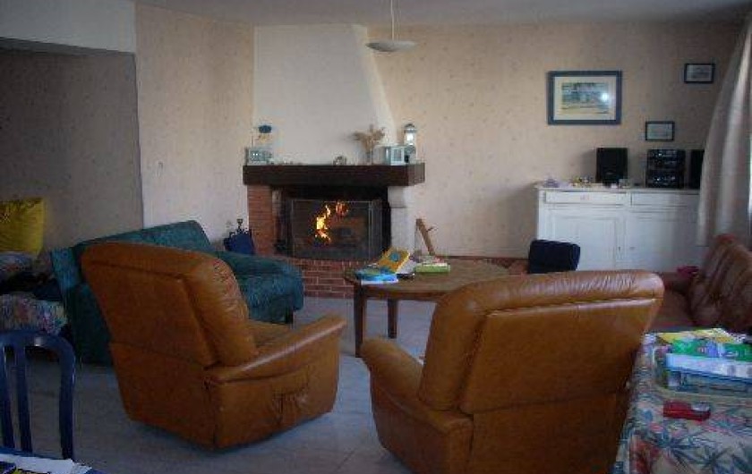 Location de vacances - Maison - Villa à Dolus-d'Oléron - salon l'hiver....