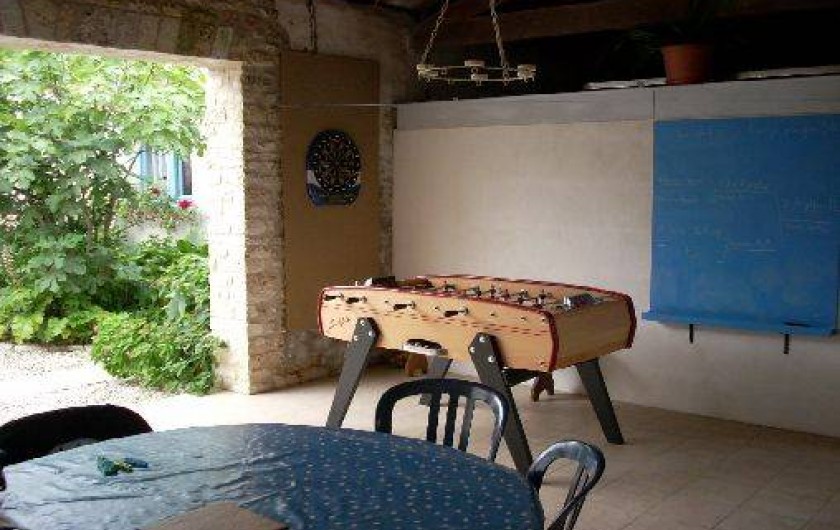 Location de vacances - Maison - Villa à Dolus-d'Oléron - chai ouvert sur le jardin