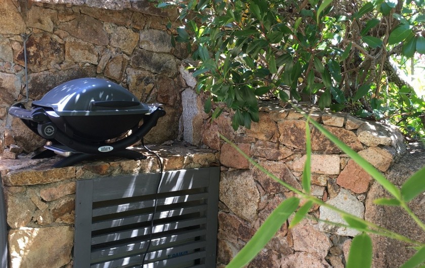 Location de vacances - Villa à Porto-Vecchio - barbecue électrique weber