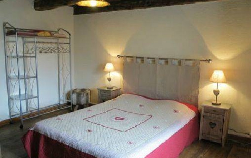 Location de vacances - Gîte à Saint-Pierre-de-Nogaret - Chambre "Gévaudan"  1 lit en 140