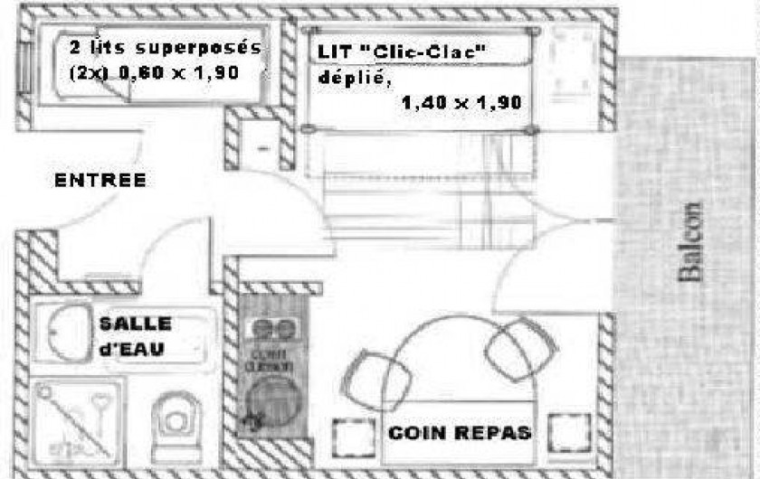 Location de vacances - Studio à Les Houches