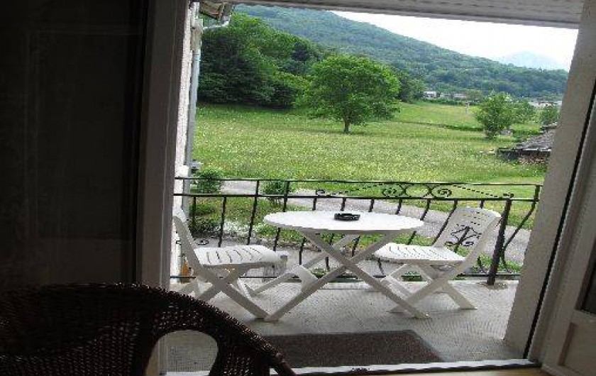 Location de vacances - Appartement à Esterre - balcon de la chambre N°4