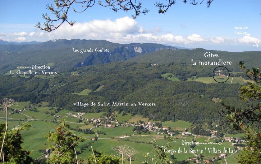 Location de vacances - Gîte à Saint-Martin-en-Vercors