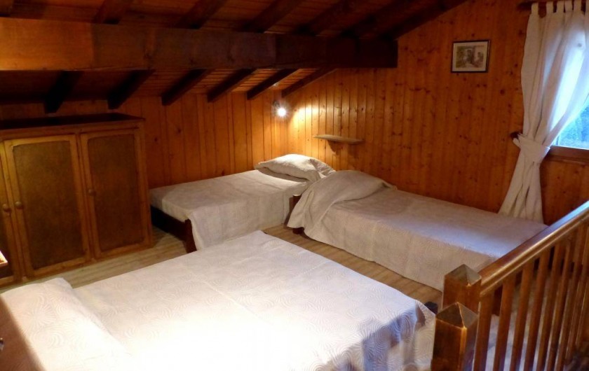 Location de vacances - Appartement à Le Grand-Bornand - 1er étage - mezzanine -  4 couchages