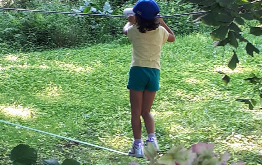 Location de vacances - Chambre d'hôtes à Habas - Pont de singe pour les petits.
