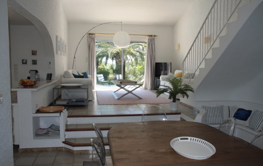 Location de vacances - Villa à Sainte-Maxime - Living