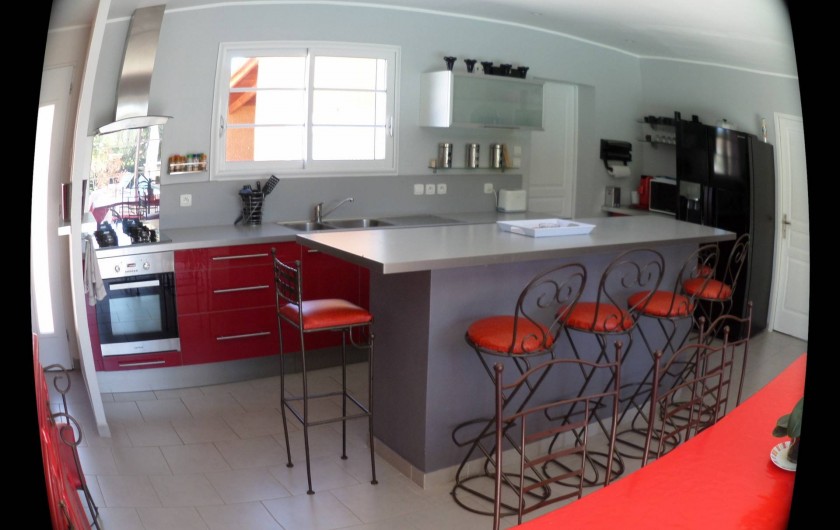 Location de vacances - Villa à Saint-Dézéry - cuisine