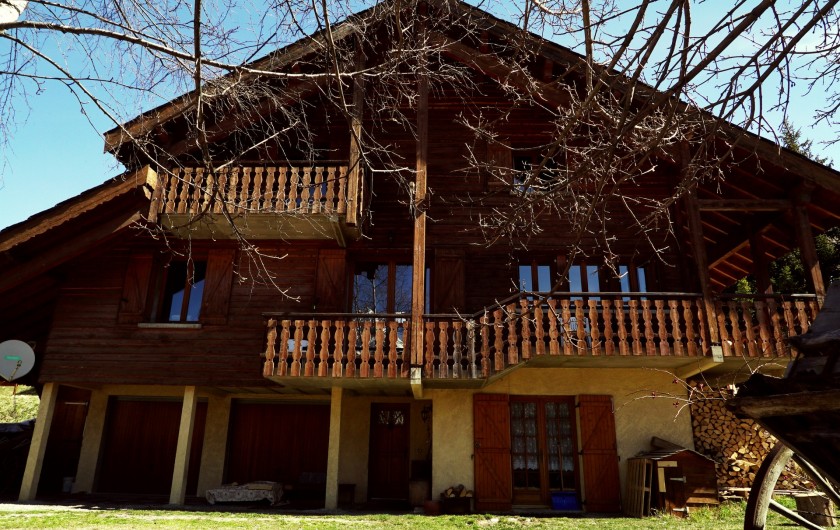 Location de vacances - Chalet à Les Deux Alpes - FACADE SUD