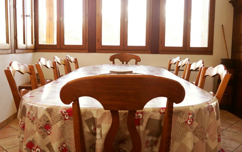 Location de vacances - Chalet à Les Deux Alpes - salle à manger