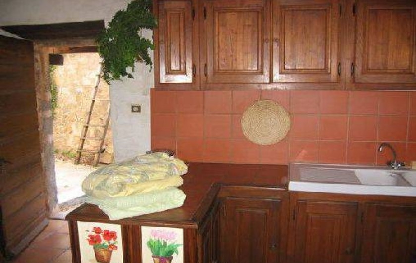 Location de vacances - Maison - Villa à Sari-d'Orcino - cuisine,entrée